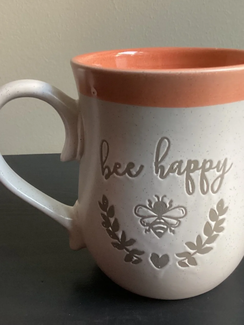 Potters Corner ‘Bee Happy’ Ceramic Stoneware Mug 16oz